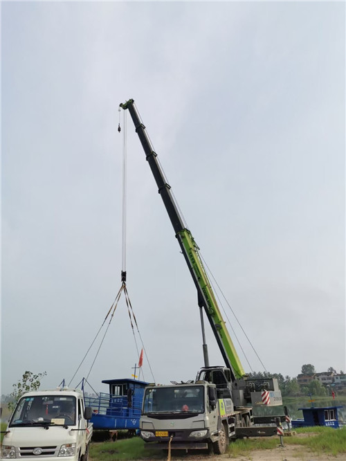 麒麟区桥梁建设吊装案例